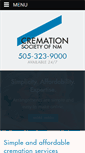 Mobile Screenshot of cremationsocietyofnm.com